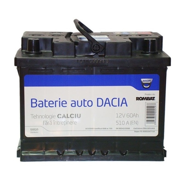 Baterie Dacia 60Ah 6001547710